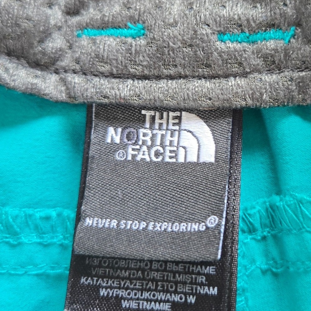 The North Face Womens Horizon Hiking Shorts Teal Blue Size 8 Regular Nylon Blend - Picture 6 of 11